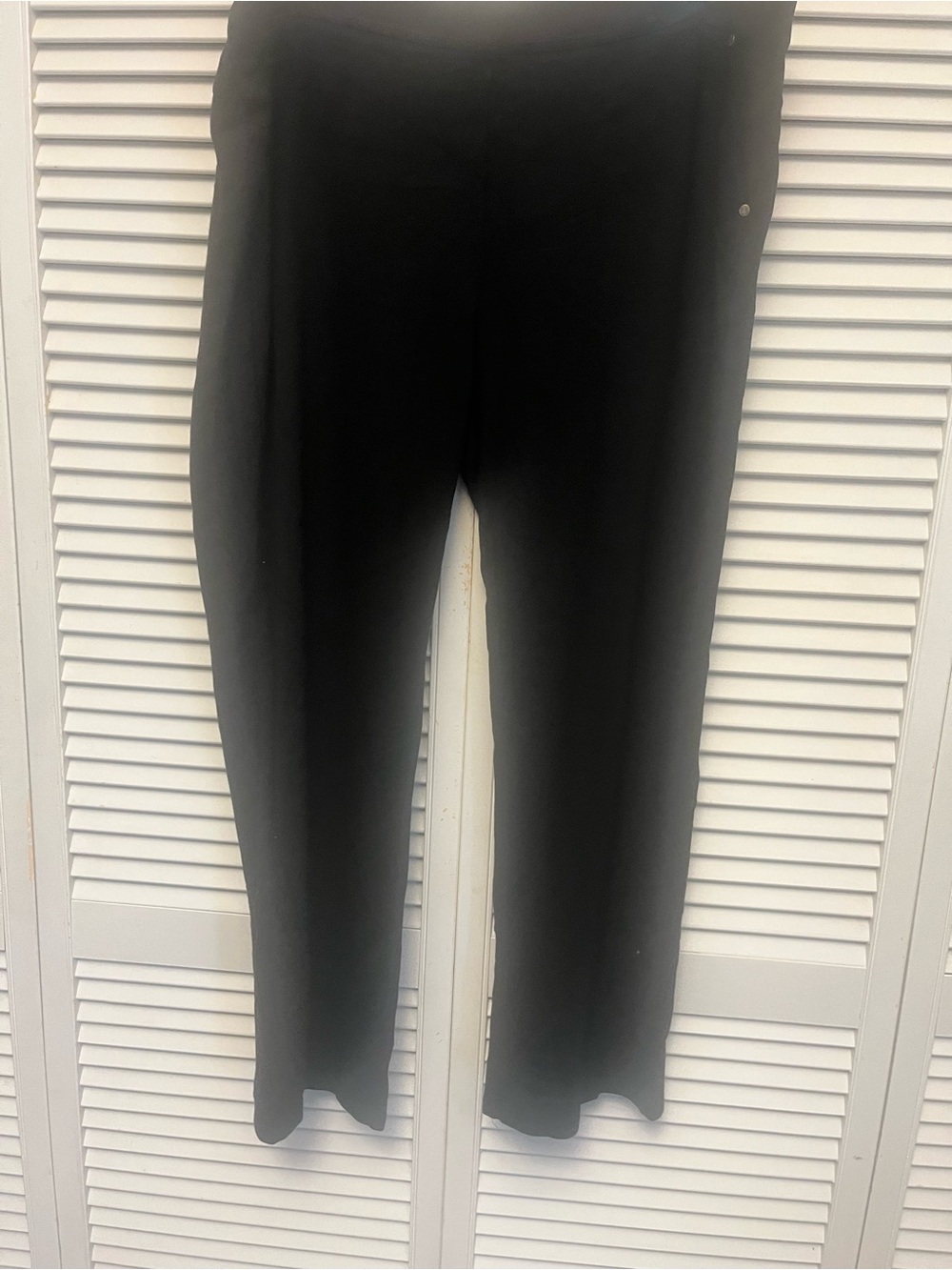 Calvin Klein Black Straight-Leg Pull-On Pants
